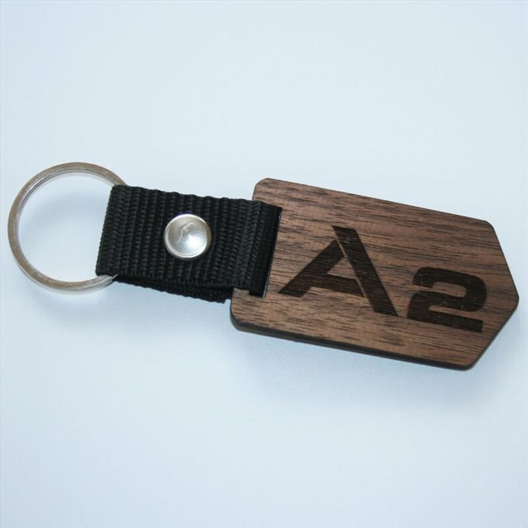 Egyedi kulcstartó Audi A2 felirattal 1. kép
