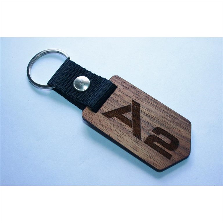 Egyedi kulcstartó Audi A2 felirattal 3. kép