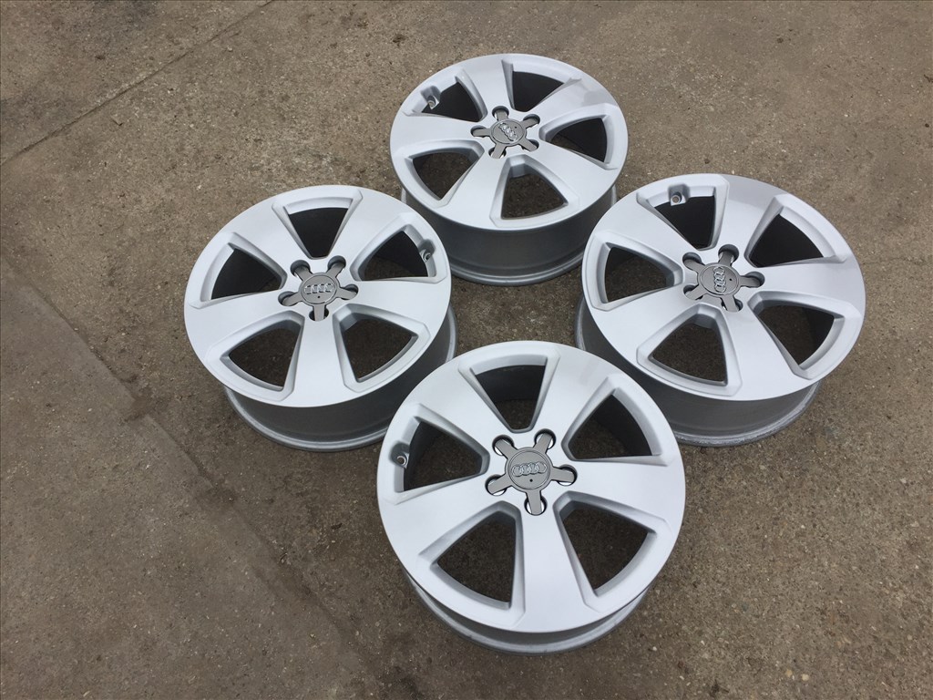 17-es, 5x112-es újszerű gyári Audi alufelni 3. kép