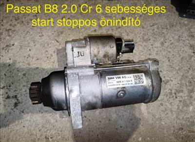 Volkswagen Passat B8 2.0 CR TDi 6 sebességes start stop önindító