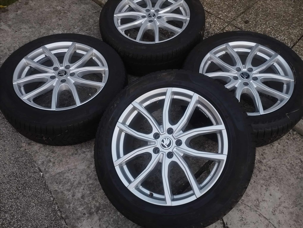 5x112 19 Skoda Enyaq Elroq ID4 ID5 felni Pirelli 235/55 255/50 r19 " téli gumik VW Seat Cupra Audi 4. kép