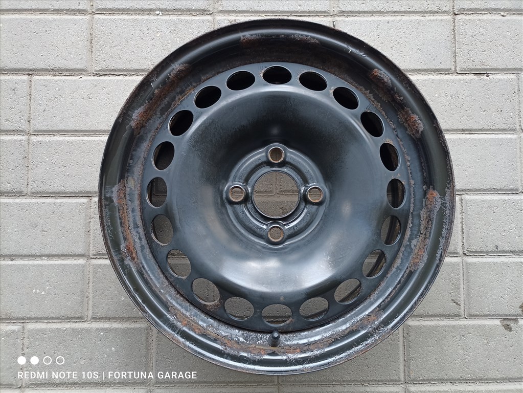 4x100 15" Opel használt lemezfelni garnitúra+TPMS (643) 3. kép