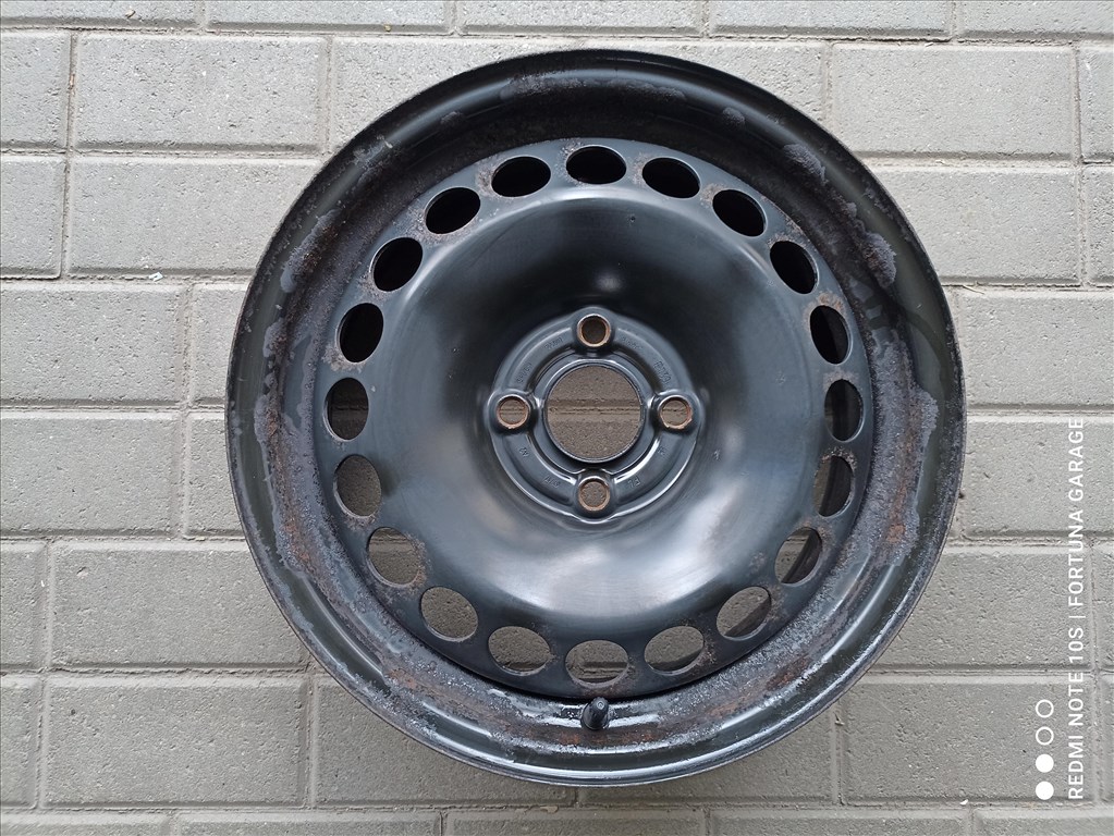 4x100 15" Opel használt lemezfelni garnitúra+TPMS (643) 4. kép
