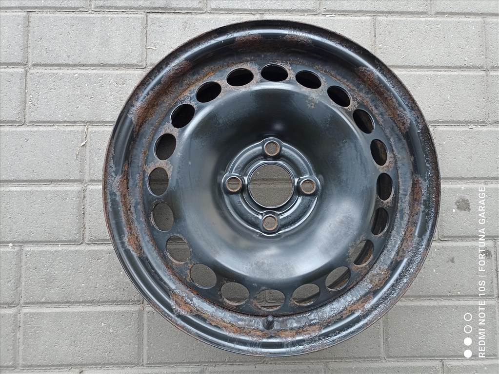 4x100 15" Opel használt lemezfelni garnitúra+TPMS (643) 6. kép
