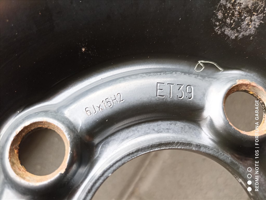 4x100 15" Opel használt lemezfelni garnitúra+TPMS (643) 7. kép