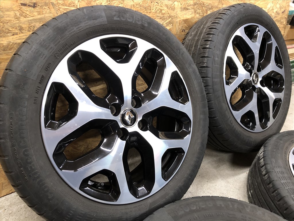 17 colos Renault alufelni 4x100 Captur 17 col nyári gumi  4. kép