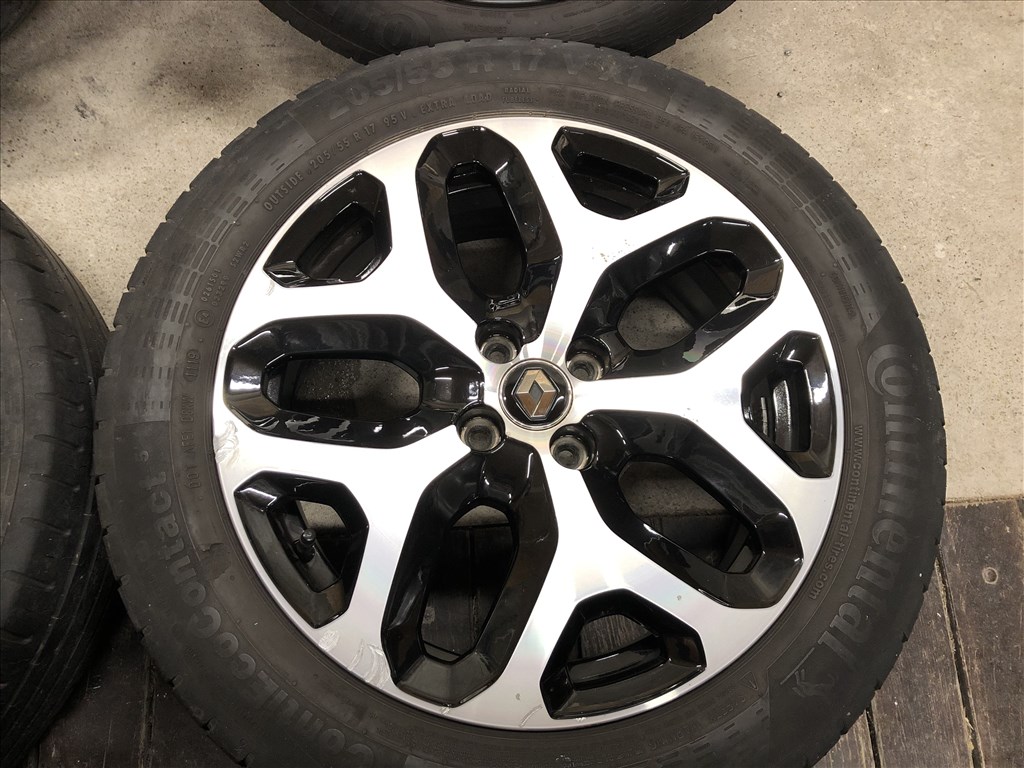 17 colos Renault alufelni 4x100 Captur 17 col nyári gumi  9. kép
