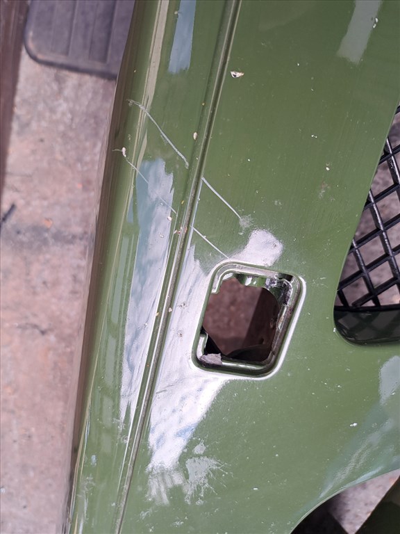 BMW E46 coupe cabrio M paket elsõ lökhárító - hibákkal 2. kép