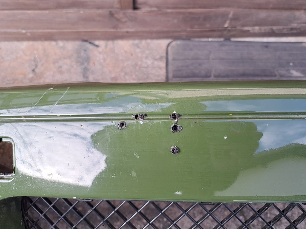 BMW E46 coupe cabrio M paket elsõ lökhárító - hibákkal 3. kép