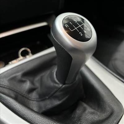 BMW ezüst - bőr váltógomb normál kivitel E36 E46 E60 E90 - 6 sebességes