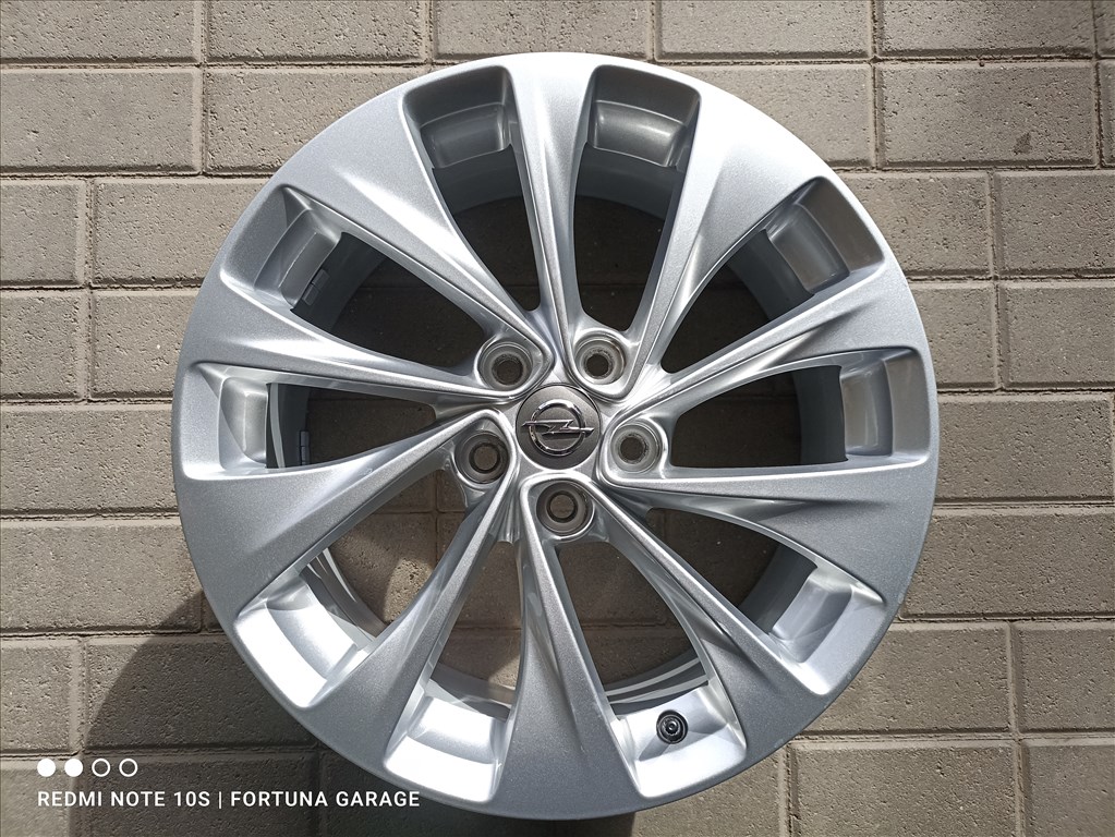 5x105 17" Opel  használt alufelni garnitúra +TPMS 3. kép