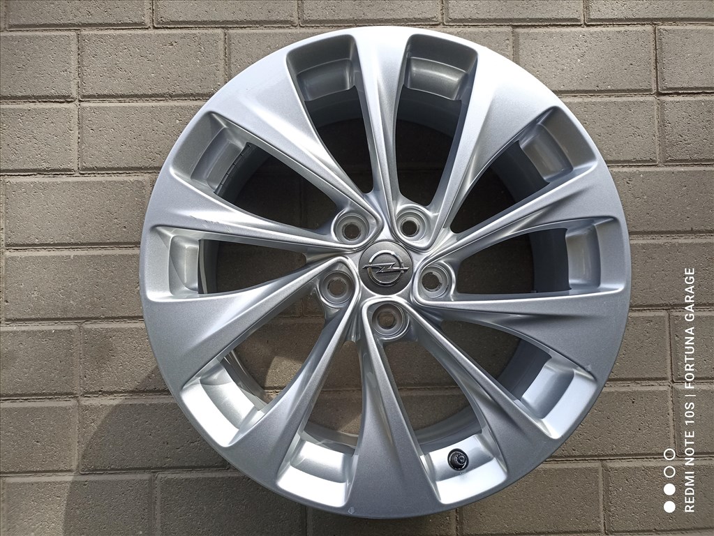 5x105 17" Opel  használt alufelni garnitúra +TPMS 6. kép