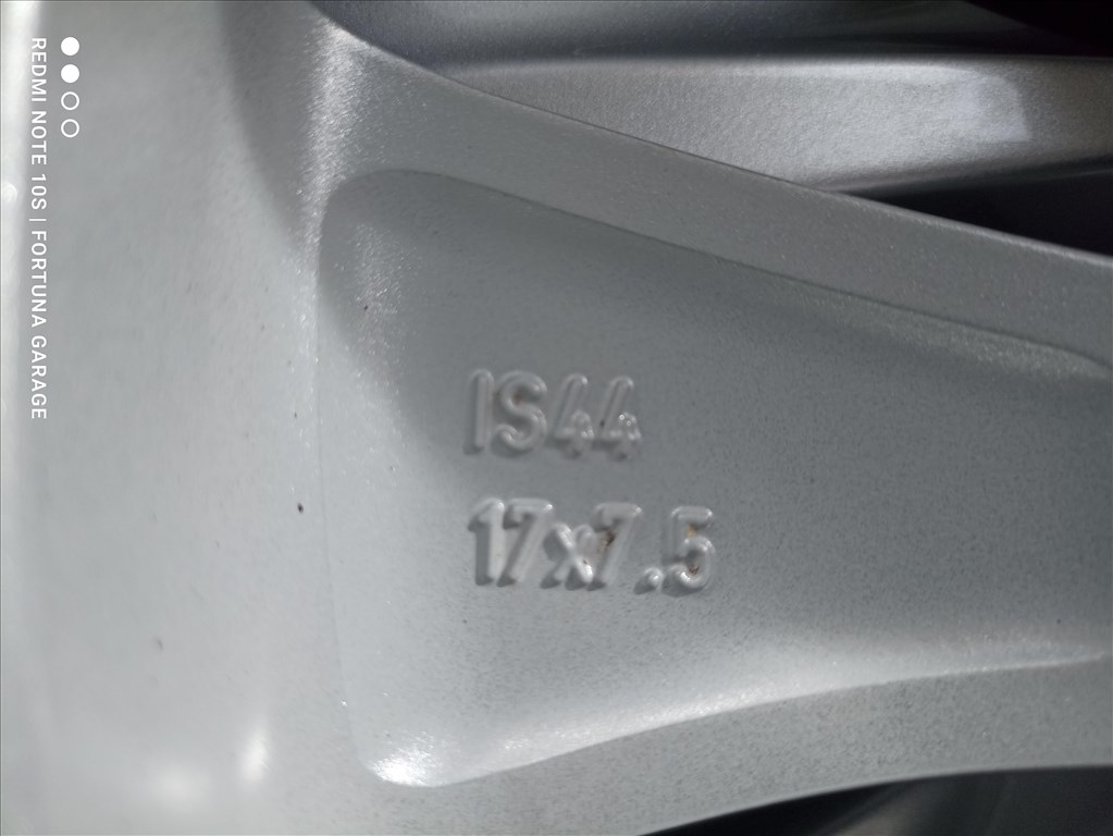 5x105 17" Opel  használt alufelni garnitúra +TPMS 7. kép