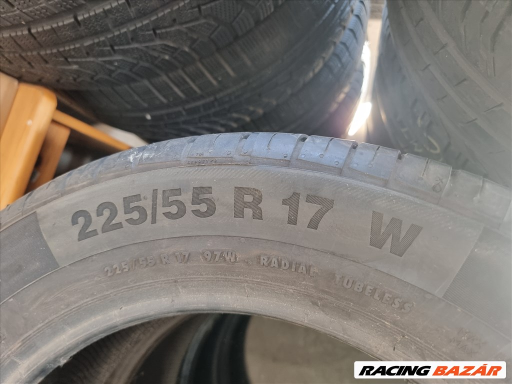 225/55R17 Continental 2db teljesen újszerű állapotban eladó! 4. kép