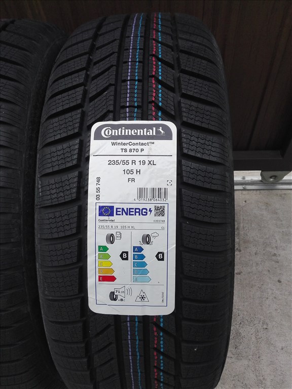 235/55R19 ÚJ Continental téli gumi garnitúra 235/55 r19 3. kép