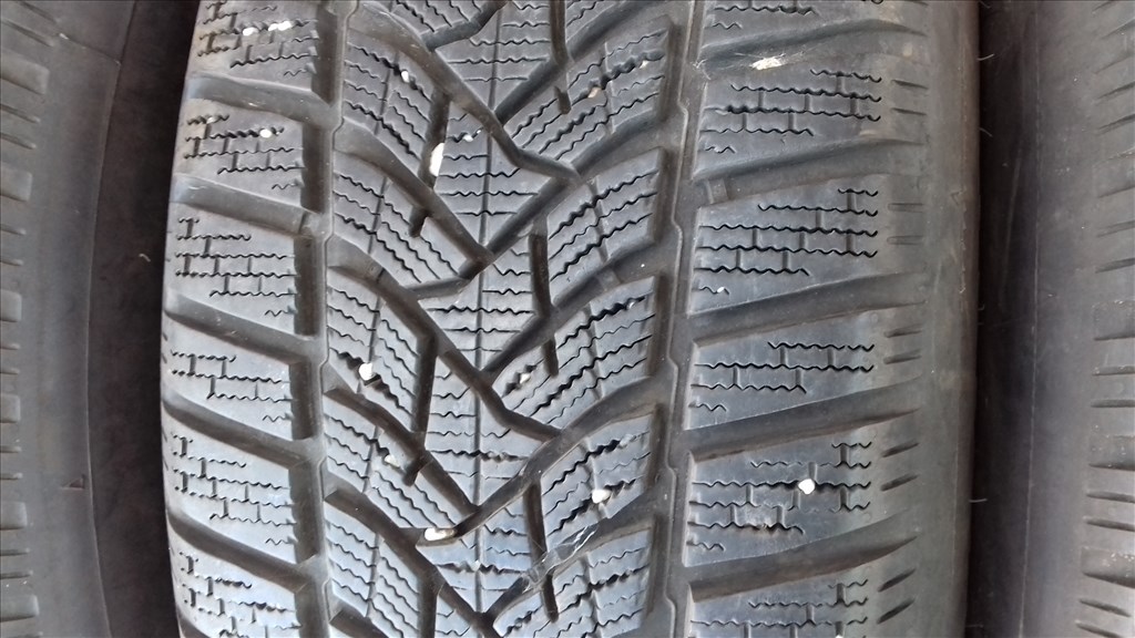  5x114.3 osztású 16" Nissan Renault Dacia (gyári felni) lemezfelni, rajta 215/65 Dunlop téli gumi 5. kép