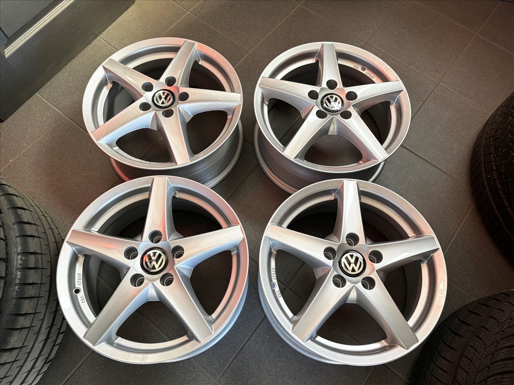 VW 16" 5x112 alufelni eladó 16 coll Passat Golf Caddy 5. kép