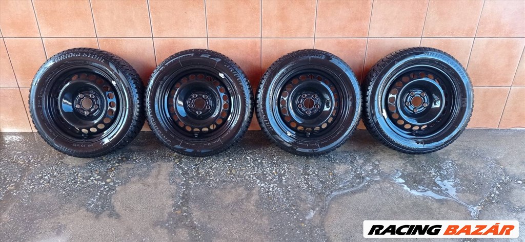 SKODA ROOMSTER 15" LEMEZFELNI 5X100 TÉLI 185/60R15 GUMIVAL OLCSÒN!!!! 1. kép