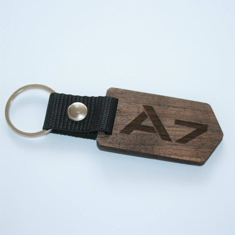 Egyedi kulcstartó Audi A7 felirattal 1. kép