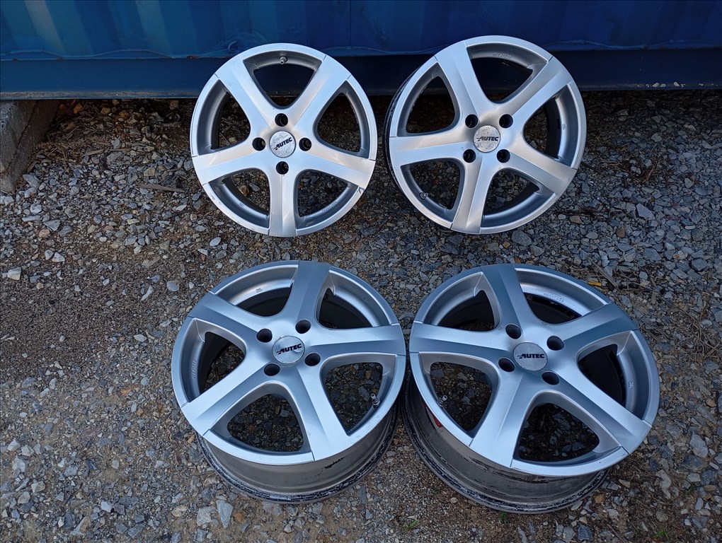 4 db Autec Citroen Peugeot alufelni 4x108 7X16 ET28 65,1 mm keréknyomás jeladó tpms szenzorral 2. kép