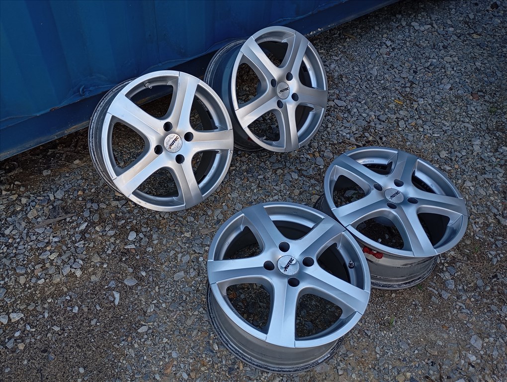 4 db Autec Citroen Peugeot alufelni 4x108 7X16 ET28 65,1 mm keréknyomás jeladó tpms szenzorral 3. kép