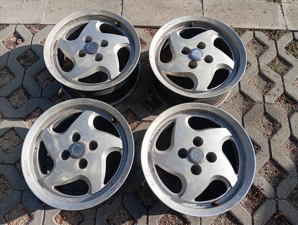 14" Melber Retro Alufelni garnitúra 4x100-as 6jx14 ET35 1. kép