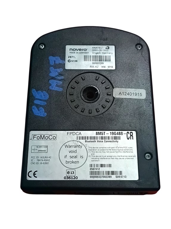 Ford Focus Mk3, Ford Fiesta Mk6, Ford C-Max Mk2, Ford Mondeo Mk4, 8M5T-19G488-CR bluetooth modul  1. kép