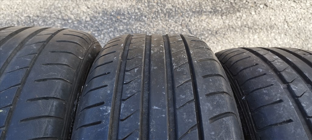  Peugeot 308 II 5x108 lyukosztású 16" gyári alufelni, 205/55 jó állapotú Dunlop nyári gumival 6. kép