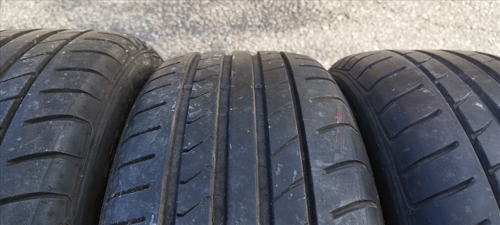  Peugeot 308 II 5x108 lyukosztású 16" gyári alufelni, 205/55 jó állapotú Dunlop nyári gumival 7. kép