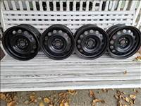 5x108 lyukosztású 16" használt (gyári felni) lemezfelni kerékcsavarokkal eladó