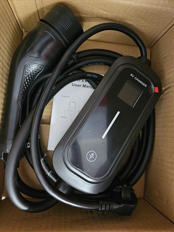 Eladó új 3,5m EVSE EV töltő Type 2 1 fázis (3, 6kw) 8-16A EU dugó elektromos járműhöz  2. kép