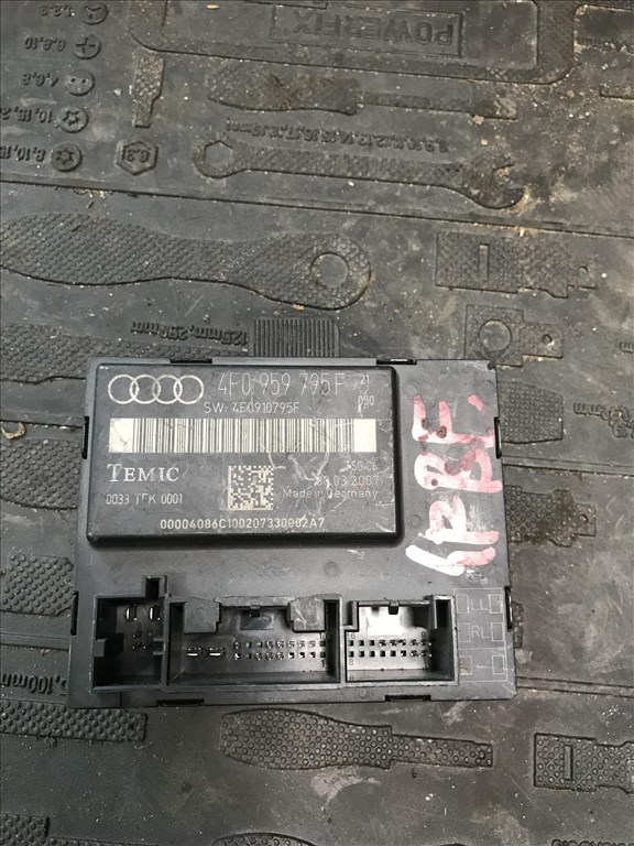 Audi A6 (C6 - 4F) bal első ajtóvezérlő 4f0959795f 1. kép