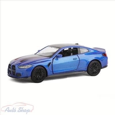 BMW M4 - 1:36 1/36 Kék modellautó modell autó Minőségi termék