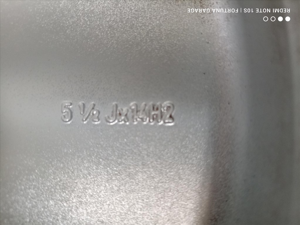 4x100 14" Opel használt alufelni garnitúra 7. kép