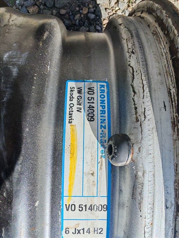  5x100 lyukosztású 6JJ 14" használt lemezfelni 2. kép