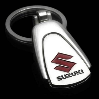 Suzuki feliratos fém kulcstartó