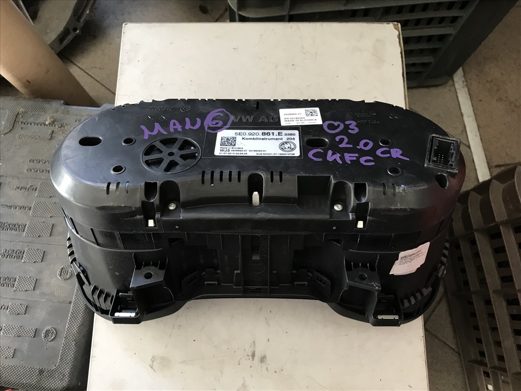 Skoda Octavia III ( FL előtti) 2,0 CR óracsoport 5e0920861e 2. kép