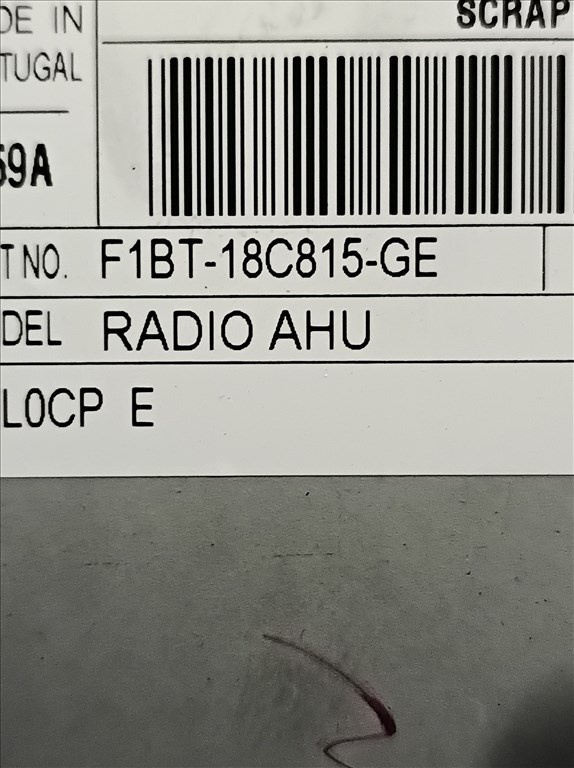 F1BT-18C815-GE rádió – Ford Focus Mk3 cd fejegység  3. kép