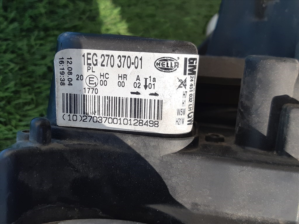 Opel Astra H 1.6 bal első fényszóró  93178635 gm24451032lh 5. kép
