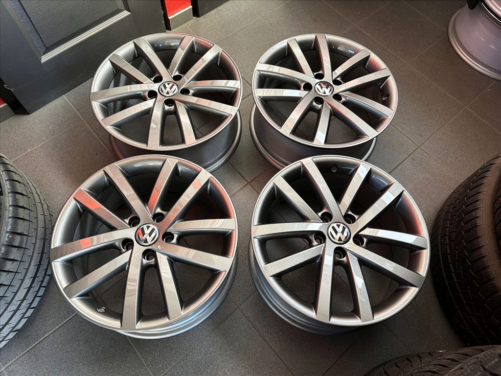 VW Golf 18" 5x112 gyári alufelni eladó 18 coll V VI VII VIII 5 6 7 8 6. kép