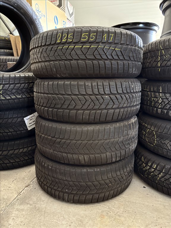 225/55 r17 Pirelli 2021 téligumi 4db eladó 225/55r17 garnitúra 5. kép