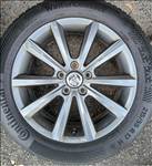 Gyári 5x112 17" újszerű, 215/55R17  újszerű Continental 2021 téli gumikkal