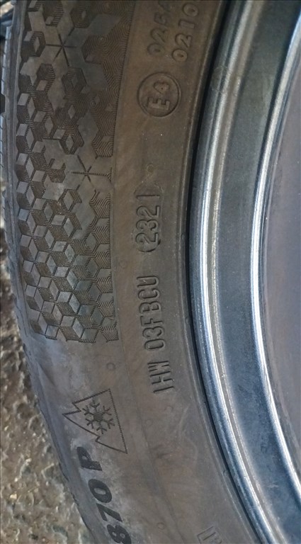  Gyári 5x112 17" újszerű, 215/55R17  újszerű Continental 2021 téli gumikkal 3. kép