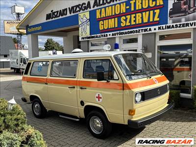 VOLKSWAGEN TRANSPORTER T3 Mentő! Teljesen felújítva restaurálva! Olvasd végig! Csere érdekel! 