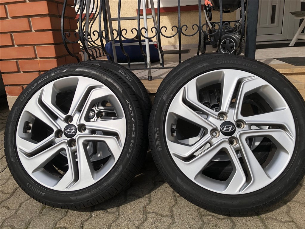 17 colos gyári Hyundai alufelni 4x100 nyári gumi 17 col 11. kép