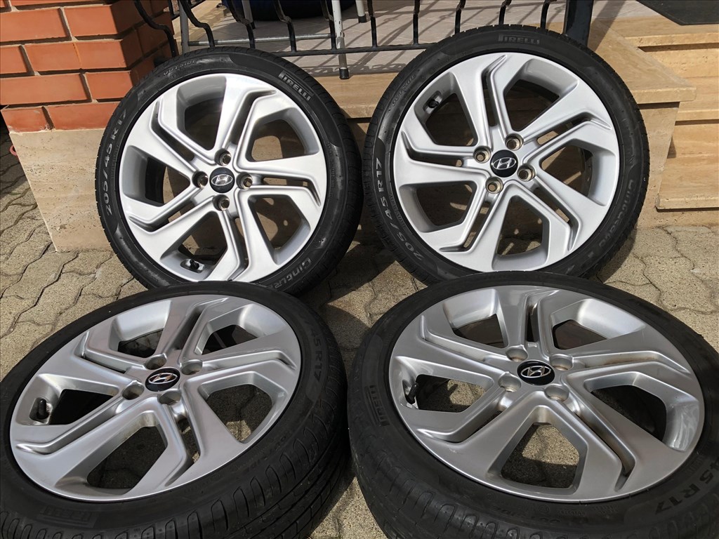17 colos gyári Hyundai alufelni 4x100 nyári gumi 17 col 16. kép