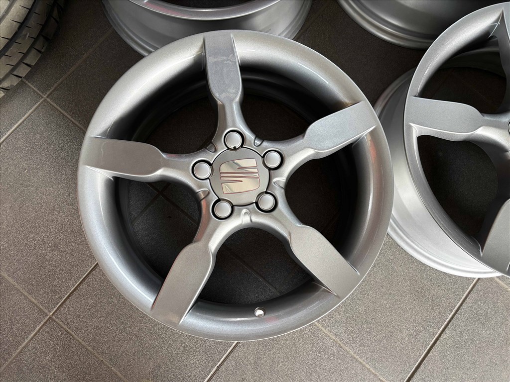 Seat 17" 5x112 gyári alufelni eladó 17 coll Toledo 5p Altea Leon 2. kép