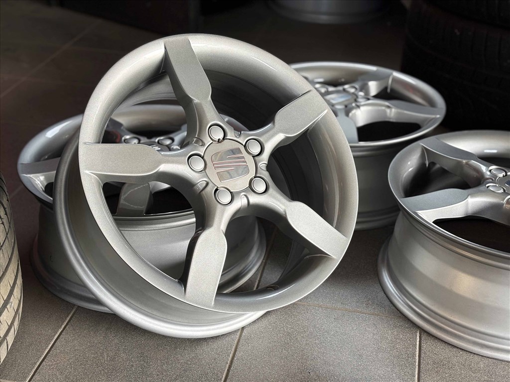 Seat 17" 5x112 gyári alufelni eladó 17 coll Toledo 5p Altea Leon 9. kép