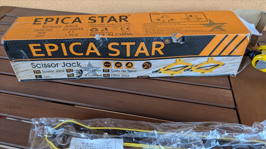 Autó emelő, 2T-s, trapéz emelő, új 4. kép