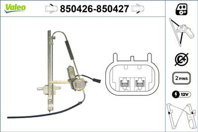 ablakemelő VALEO 850426 for TOYOTA